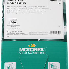 4T Boxer Oil - 15W-50 - 20 L Dispenser Box