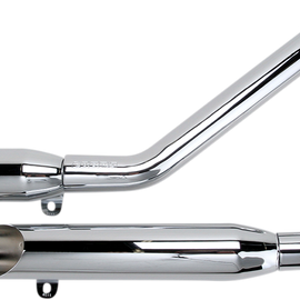 Classic Slashcut Exhaust - Chrome - VT1100