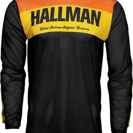 Hallman Air Jersey - Black/Orange - Small