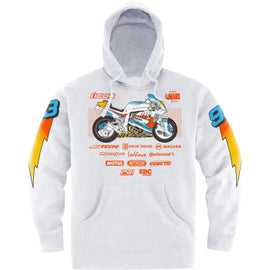 Gixxer Johnny™ Hoodie - White - Large