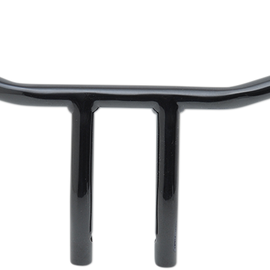 Black 6" Drilled T-Bar Handlebar w/ Dimples for TBW