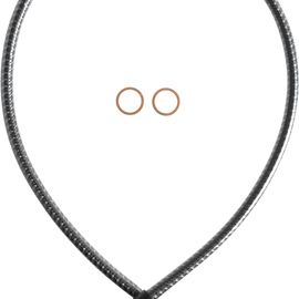 Brake Line - Front - 12 mm - 35° - 26" - KARBONFIBR