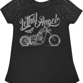 Women's Lethal Angel Bike T-Shirt - Black - XL