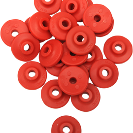 Extra Large Backer Plates - Red - Round - 24 Pack