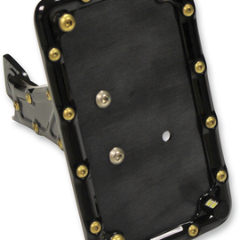 Side Mount License Plate - Bomber Series - Black