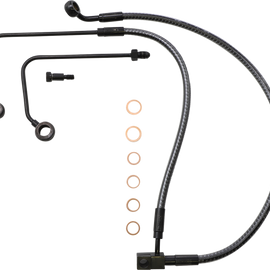 Brake Line - Front - Lower - ABS - KARBONFIBER