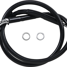 Brake Line - +8" - Black - '18-'20 Softail