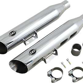 Slash Cut 50 State Mufflers - Chrome281