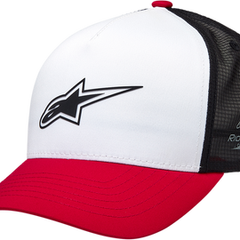 Advantage Tech Trucker Hat - White/Red/Black - One Size
