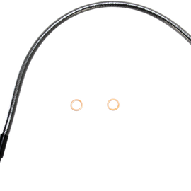 Brake Line - Front - Black Pearl - 22"