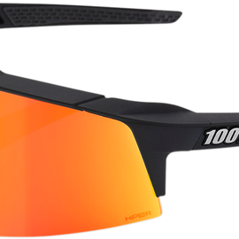 Speedcraft XS Sunglasses - Black - Red Mirror