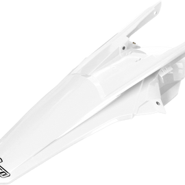 MX Rear Fender - KTM White - KTM