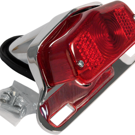 Taillight - Chrome Bracket - Red Lens