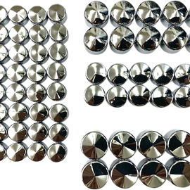 Engine Bolt Covers - Chrome - M8