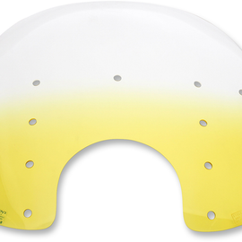 Fats Windshield - 13" - Yellow - Plastic