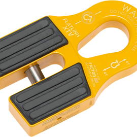FlatLink XTV Winch Shackle Mount - Yellow