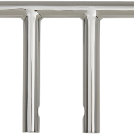 Chrome 6" T-Bar Handlebar w/ Dimples