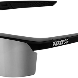 Sportcoupe Sunglasses - Black - Silver Mirror