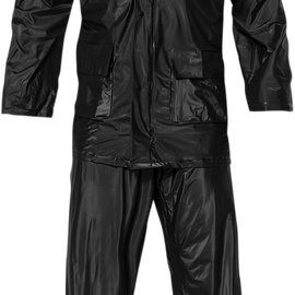 PVC Rainsuit - Black - 2XL
