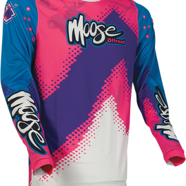 Agroid Jersey - Pink/Blue/Purple - Large