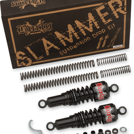 Amortiguadores Traseros Slammer Cromo Burly Brand 88-03 XL