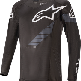 Techstar Long-Sleeve Jersey - Black/Gray - 2XL