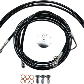 Brake Lines - Black - FL ABS