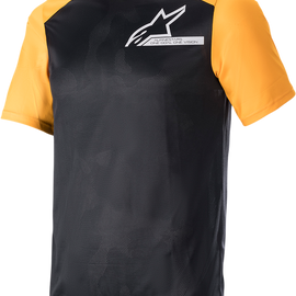 Alps 4.0 V2 Jersey - Short-Sleeve - Black/Orange/White - Large