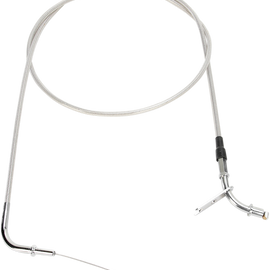Throttle Cable - Pull - Kawasaki - Stainless Steel