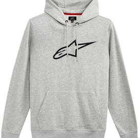 Ageless Pullover Hoodie - Gray Heather/Black - 2XL