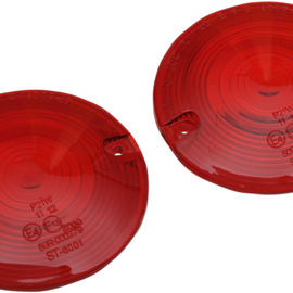 DOT Turn Signal Lens - FLHT - Red