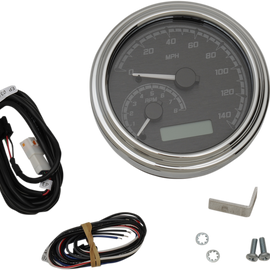 MXV Series Analog Gauge System - Black/Gray/Chrome