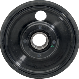 Idler Wheel with 6004-2RS Bearing/Spacer - Black - 5.62" OD x 20 mm ID