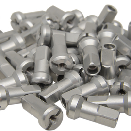 MX1 Nipple Set - Silver - 8 Gauge