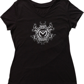 Women's Filigree T-Shirt - Black - Medium