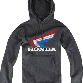 Honda Vintage Wing Hoodie - Black - Small