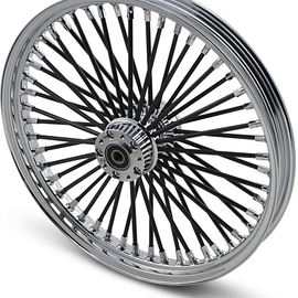 Front Wheel - Single Disc/No ABS - Black Chrome - 21"x2.15"