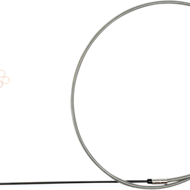 Brake Line Upper Indian Stainless Steel Chrome