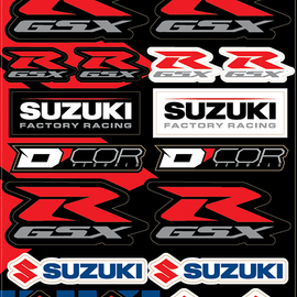 Decal Sheet - Suzuki Street