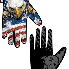 USA Eagle Gloves - Black - Small