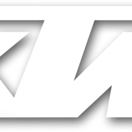 Die-Cut Decal - 3' - KTM White