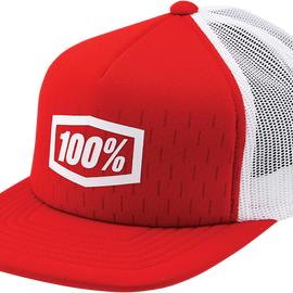 Youth Shift Hat - Red - One Size