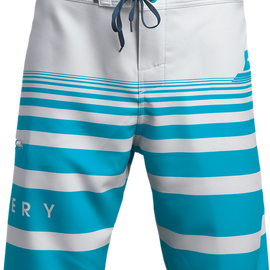 Glide Board Shorts - Gray/Aqua - US 38