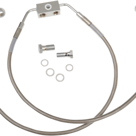 8" Brake Line - Front - Stainless Steel - FXDWG12-17