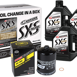 SXS Synthetic Oil Change Kit - Polaris - 10W-50