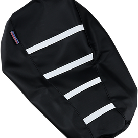 Ribbed Seat Cover - Black/White - Ski-Doo