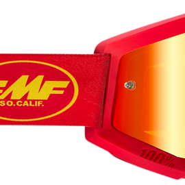 Youth PowerCore Goggles - Flame - Red - Red Mirror