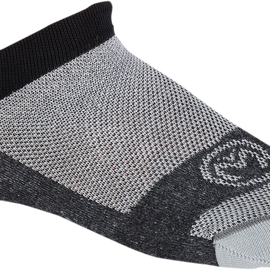 Casual Low Socks - Black/Gray - Large/XL