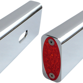 Strut LED Marker Light - Chrome/Red