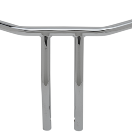 Chrome 10" Drilled T-Bar Handlebar w/ Dimples for TBW